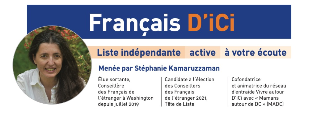 Stephanie Kamaruzzaman - tête de liste Français D'iCi